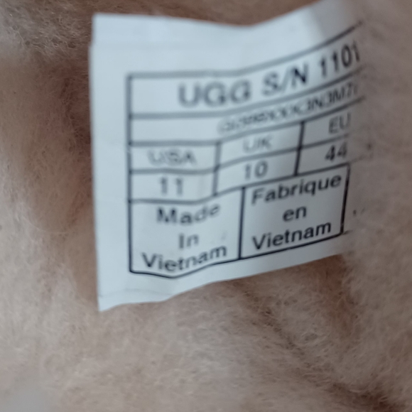 Ugg Slippers Loafers Moc Black Suede Leather Men's Size 11 - Picture 10 of 12